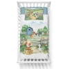 Komplet pościeli do łóżeczka 100x135 cm farma zwierzęta medvilnė Detexpol