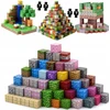 Konave Pixele 3D magnetiniai blokeliai 154 vnt. + 4 figūrėlės blokelių RINKINYS