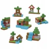Konave Pixele 3D magnetiniai blokeliai 154 vnt. + 4 figūrėlės blokelių RINKINYS