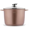 Konighoffer Pollo Rose Gold puodas 6.8l, 24cm, indukcijai, su dangčiu