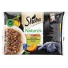 Ėdalas katėms SHEBA, paukštienos rinkinys, maišeliuose, 4 x 85 g