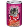 Konservuotas kačių ėdalas TROPI su jautiena 415g