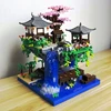 KONSTRUKCINIAI BLAKAI JAPANIŠKAS SODAS ZEN HOUSE CHERRY + LED SET 2705 EL.