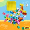 KONSTRUKCINIAI BLOKAI UNICO PASTEL BUCKET 2IN1 STATYBINĖ PLOKŠTE