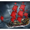 Konstrukciniai blokeliai Mould King 13109s - Piratų laivas "karalienės Anos Kerštas"