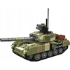 Konstrukciniai blokeliai Mould King 24073: Tankas T-72b3 su karine stovykla