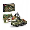 Konstrukciniai blokeliai Mould King 24073: Tankas T-72b3 su karine stovykla
