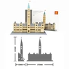 Konstrukciniai blokeliai Wange 4221 - Kanados Parlamentas Otavoje, 608 el.