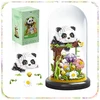 KONSTRUKCINIAI KLUOKAI PANDA 999 EL MINI BLOKLIŲ RINKINYS SU ATŠĖLINIO PAGRINDU