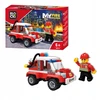Konstruktorius Blocki MyFireBrigade Gaisro gesinimo automobilis KB0819, 84 vnt