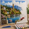 Kontai Paveikslėlis tapybai pagal skaičius rėmelyje 40x50 cm Dažų rinkinys Teptukų rinkinys
