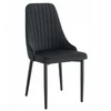 Kontrast Modernus juodas "velvet" stalas "glamour" stiliaus, 89 cm aukščio