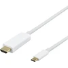 Adapteris - LINDY USB Type C į HDMI® 4K60 Konverteris, Baltas