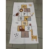 KOOPMAN Dywan dziecięcy 140x70 cm, Bawełniany. gra w klasy, zwierzęta, dżungla,