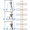 Kopėčios KRAUSE Corda, 2 x 8, aliumininės, universalios, maks. darbinis aukštis - 485 cm