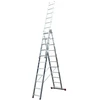 Kopėčios KRAUSE Corda, 2 x 9, aliumininės, universalios, maks. darbinis aukštis - 500 cm
