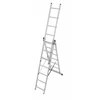 Kopėčios KRAUSE Corda, 2 x 9, aliumininės, universalios, maks. darbinis aukštis - 500 cm