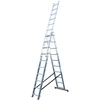 Kopėčios KRAUSE Corda, 3 x 11, universalios, aliuminės, darbinis aukštis 730cm