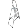 Kopėčios KRAUSE Corda, 7 pakopų, aliumininės, vienpusės, maks. darbinis aukštis 340 cm