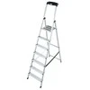 Kopėčios KRAUSE Safety, 7 pakopų, su kibiro ir įrankių laikikliu, darbinis aukštis - 350cm