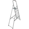 Kopėčios KRAUSE Safety, 8 pakopų, su kibiro ir įrankių laikikliu, darbinis aukštis - 370cm