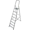 Kopėčios KRAUSE Safety, 8 pakopų, su kibiro ir įrankių laikikliu, darbinis aukštis - 370cm