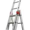 Kopėčios KRAUSE Tribilo, 3x12, daugiafunkcinės su nuimama sekcija, darbinis aukštis 930 cm