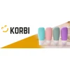 Korbi 4 x 60 ml kelioninių kosmetikos krepšelių rinkinys