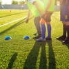 Korbi Futbolo treniruočių kūgiai grybai lanksčios lėkštės 10 vnt. rinkinys