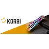 Korbi Treniruočių drugelis peilis, sulankstomas, vaivorykštės spalvos