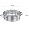 Korkmaz Puodas 3l su dangčiu 24cm dujinis/ indukcinis