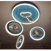 Kraina Swiata LAMPA SUFITOWA ASTRONAUTA W KOSMOSIE PLANETY POKÓJ DZIECKA LED 6800LM