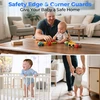 Kraštų apsauga, apsauga nuo vaikų, skaidrūs minkšti kampai, kampų apsauga