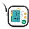 ETA | Žastinis kraujospūdžio matuoklis | ETA229790000 | Atminties funkcija | Naudotojų skaičius: 2 naudotojai | 4 | Tinka naudoti namuose. Sistolinio ir diastolinio slėgio, pulso matavimas. Oscilometrinis matavimo metodas. Išmatuotų verčių rodymas LCD ekrane. Visiškai automatinis manžetės užpildymas ir išleidimas. Slėgio matavimo tikslumas +/- 3 mmHg, pulsas +/- 5%. Slėgio matavimo diapazonas: 0–299 mmHg, pulsas: 40–199 per minutę. Nereguliaraus širdies ritmo aptikimas. PSO kraujospūdžio klasifikacija. | Žastinis