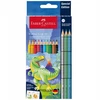 Kredki Grip 2001 edycja Dinozaury 10l+3 metaliczne + naklejki Faber-Castell