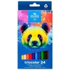 KREDKI OŁÓWKOWE TRIOCOLOR 3144 24 KOLORY 9MM NIEDŹWIEDŹ KOH I NOOR
