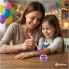 KREOleo GLITTER TATTUOS DIDELIS TATUiruočių rinkinys, PLAUNAMI ŠABLONAI, GLITTER