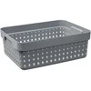 Plastikinė dėžė Seoul M NHG 13.1x26.8x35.7cm pilka