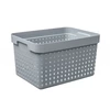 Plastikinė dėžė Seoul L NHG 20.9x26.8x35.7cm pilka