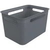Daiktadėžė ROTHO BRISEN, 16 l, pilka, 36×26,2×21,1 cm