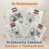 Krepšys Dažymo maišelis + žymekliai 22x18 cm kūrybinis rinkinys