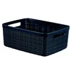 Daiktadėžė CURVER JUTE, 5 l, pilka, 27×20×11 cm