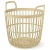 Krepšys su rankenomis Zoe Basket 419x419x408mm kreminės spalvos