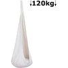 Krėslas-sūpynės Ø70cm H160cm maks.120kg/baltas