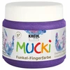 Kreul Mucki pirštų dažai - 150 ml Violetinė metalizuota