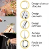 KREVETĖS SKELBTI NERŪDIJANČIO PLIENO LINIJAUS PEILIS ERGONOMIKUS
