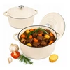 Krisberg Emaliuotas KETUS PUODAS 5,9L Emaliuotas su dangteliu INDUKCINĖ DUJINĖ ORŠINĖ 28cm