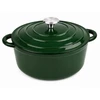 Krisberg Emaliuotas KETUS PUODAS 5,9L Emaliuotas su dangteliu INDUKCINĖ DUJINĖ ORŠINĖ 28cm