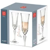 Krištolinės šampano taurės RCR ADAGIO, 180 ml., 6 vnt.