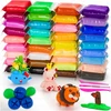 Kruzzel MAGICAL Plastilino SENSO MOLIO POLIMERIO PUTO formelė VAIKAMS 36 vnt.